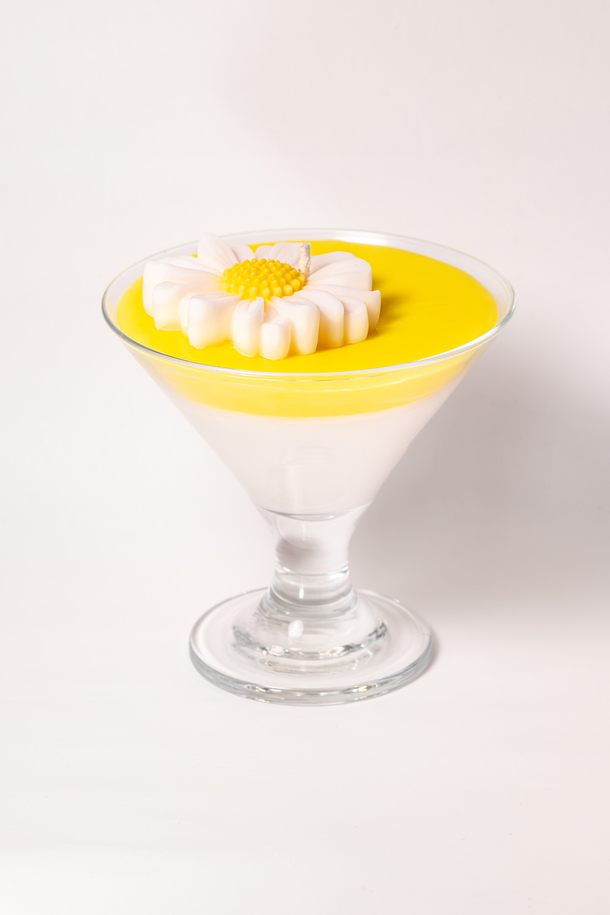Pina Colada Limon Kokulu Mum 300g 9x7cm Sarı